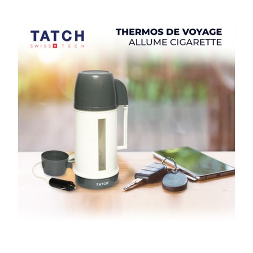 TATCH Thermos De Voyage Avec Prise Allume Cigarette 600ml 150W 12V à prix  pas cher