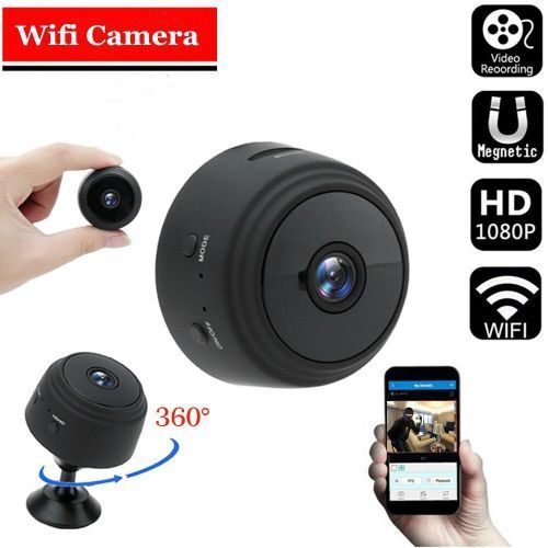 Mini Caméra Espion WiFi – Surveillance Sans Fil – Enregistrement Vocal 720p – SmartCam – Neuf