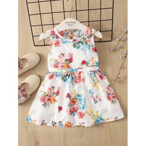 Generic B b Robe imprim floral tulle brod vetement B b