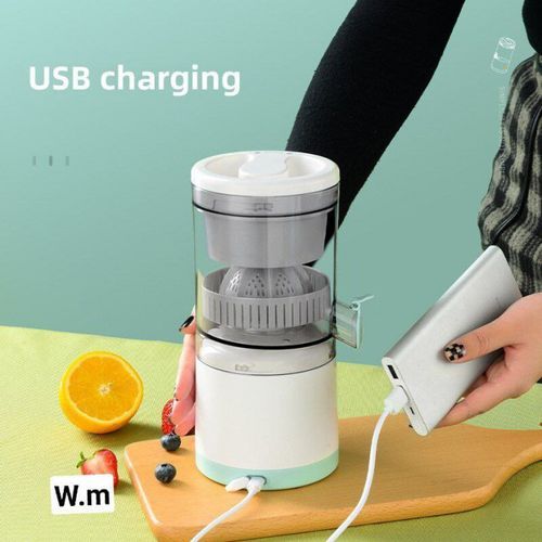 Presse-agrumes Électrique Portable Rechargeable Par USB Sans fil Extracteur  à Jus de Fruits et Legumes