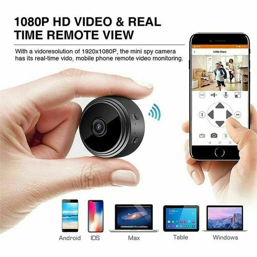 A9 WiFi 1080P HD de vision nocturne caméra sans fil IP, Hidden Camer