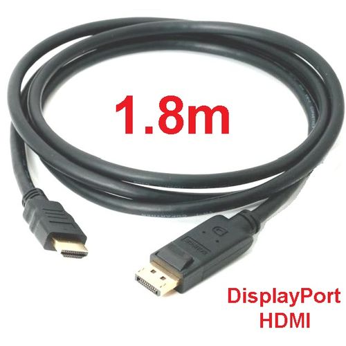 Câble DisplayPort vers HDMI 1,8m