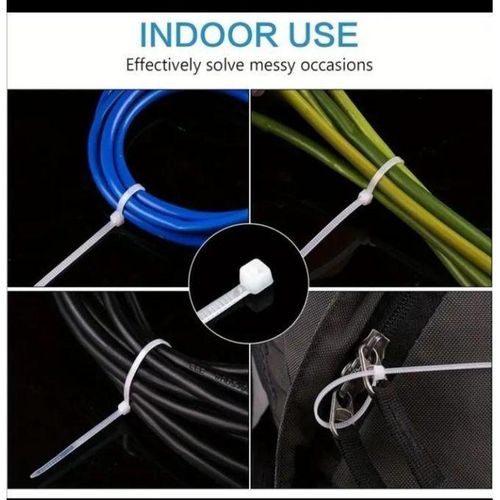 product_image_name-Generic-100 Pcs Colliers 10cm Attache Câble Nylon TIE, Serrage Autobloquant-3