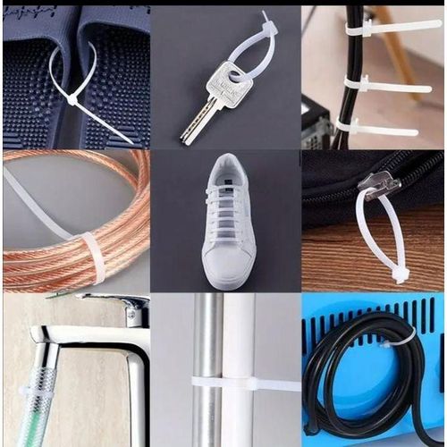 product_image_name-Generic-100 Pcs Colliers 10cm Attache Câble Nylon TIE, Serrage Autobloquant-4