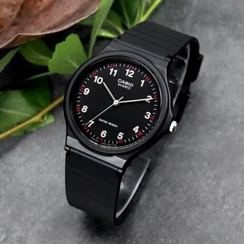 product_image_name-Casio-تصميم بسيط في سوار من الراتنج الأسود - موديل للجنسين - مقاوم للماء - MQ-24-1B-6