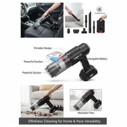 product_image_name-Generic-Aspirateur à Main Sans Fil Multifonction-8