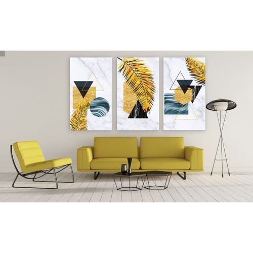 product_image_name-Generic-Tableau abstrait  "Gold feathers" 130/70 cm-2