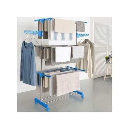 product_image_name-Generic-Sèche linge étendoir pliable ailes latérales sur 3 niveaux-2
