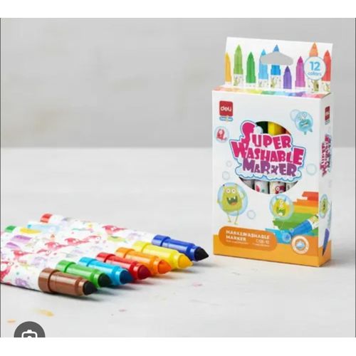 product_image_name-Deli-Boite de 12 Feutre Super Washable-2