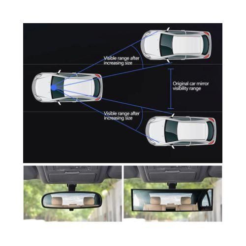 product_image_name-Generic-Rétroviseur Intérieur Universel Anti-Éblouissement, Miroir Grand Angle pour Voiture-3