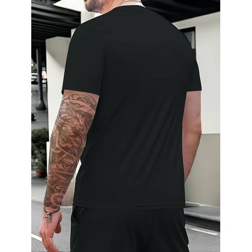 product_image_name-Generic-T-Shirt NOir XXSmile Unisexe : Polyvalence Absolue Pour Plage, Gym Et Maison-2