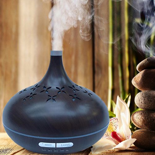 Diffuseur d'Huiles Essentielles Et Humidificateur - Aromathérapie Marron