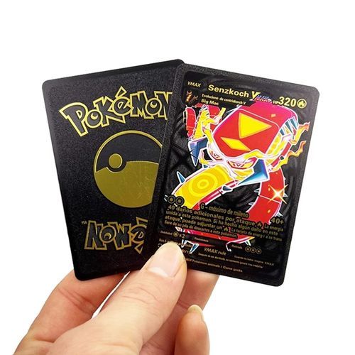 product_image_name-Pokemon-Pack de 10 Cartes Pokémon Gold noire: collection Vmax et GX-2