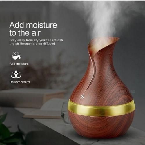 Diffuseur Huiles Essentielles USB 60ml, Humidificateur d'air