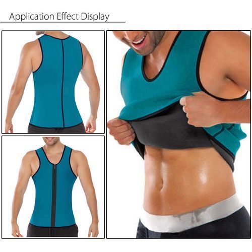 Gilet de Sudation Femme Sauna Néoprène pour Minceur Ceinture de Sudation  Fitenes Sports Débardeur-gris