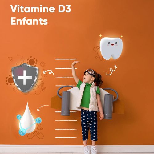 product_image_name-MaxMedix-Vitamine D3 pour enfants,   goût orange, vitamine D, cholécalciférol 1 000 UI,  pour enfants de 3 à 12 ans 120 gommes-3