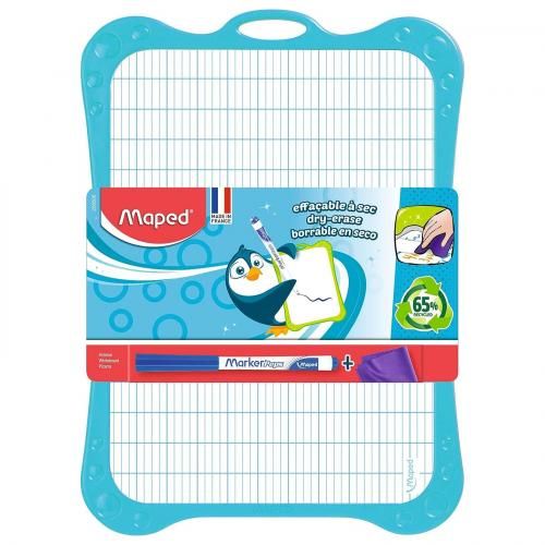 Ardoise blanche double face en sachet MAPED 258500 ALL WHAT OFFICE NEEDS