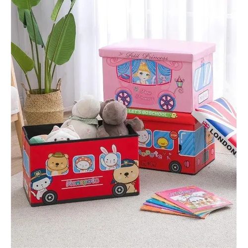 product_image_name-Generic-Boîte de Rangement de Jouets Pour Enfants Dessin Animé Motif Aléatoire -4