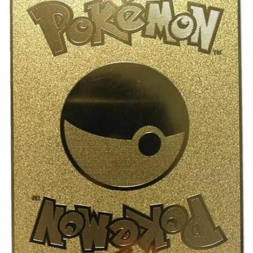 Carte Pokemon Gold Pikachu - Carte Pokemon Rare