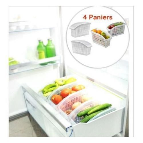 product_image_name-Generic-Lot de quatre (04) Paniers de rangement pour réfrigérateur-1