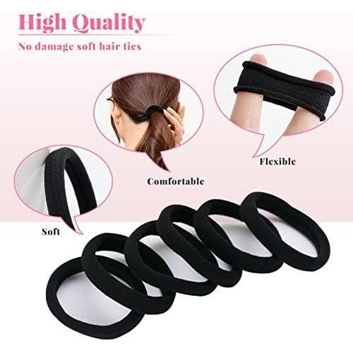product_image_name-Generic-Lot de 30 Élastiques Cheveux Premium – Attaches No Damage pour Femmes et Filles - Élastiques Sans Couture pour Cheveux Épais, Bouclés ou Fins.-2