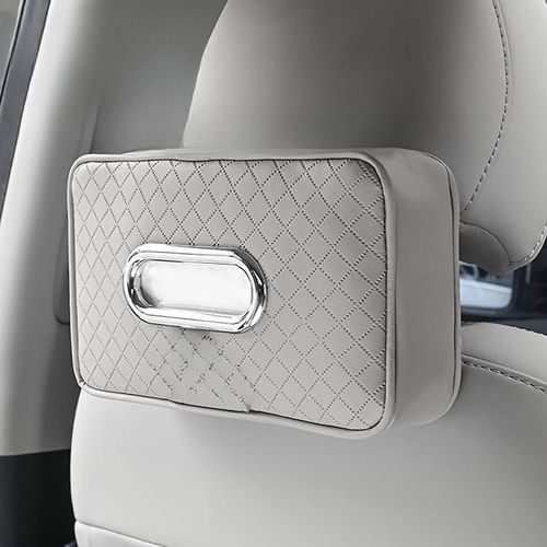 Generic Boîte à mouchoirs de voiture en cuir créatif pour siège