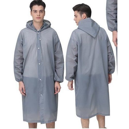 Veste Imperméable Unisexe Imperméable Transparent Manteau de Pluie Poncho à  Capuche Vêtements de Pluie Hommes 