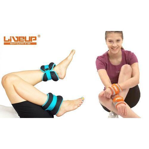 product_image_name-Live Up-1 زوج قابل للتعديل اليد المعصم الكاحل الأوزان التفاف الشريط ضمادة-الأزرق-3