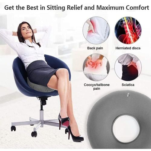 Generic Coussin donut pour douleur au coccyx, coussin de siège hémorroïde à  prix pas cher