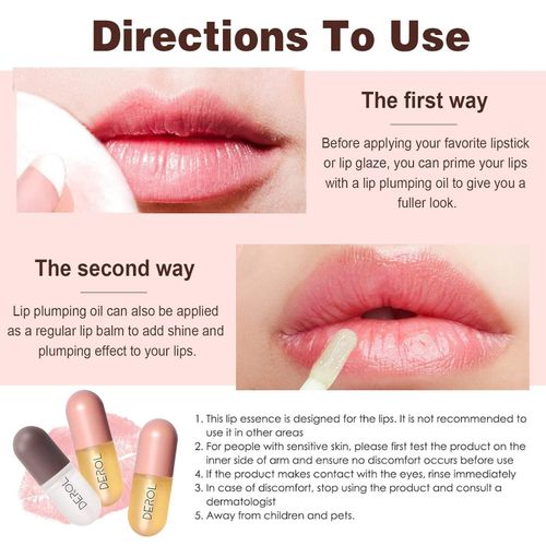 product_image_name-DEROL-Repulpant les lèvres Gloss à lèvres Plumper Booster Enhancer Anti-âge Baume à lèvres Huile pour les lèvres-6