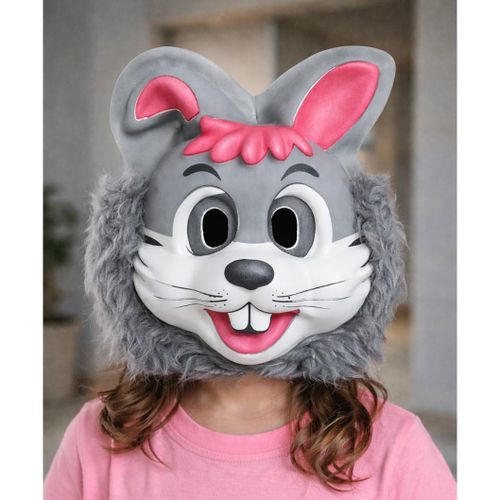 product_image_name-Generic-Masque Lapin Gris avec Fourrure – Masque Animal Enfant-2