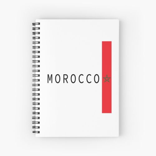 product_image_name-Generic-drapeau marocain Cahier à spirale-1