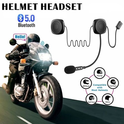 Generic Casque De Moto Bluetooth Casque Sans Fil - Prix pas cher