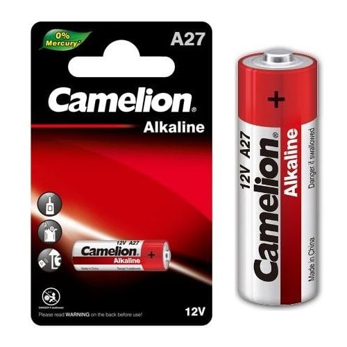 Camelion Pile Alkaline A27 12V Télécommande Voiture Garage GPS