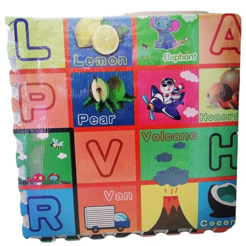 product_image_name-Generic-Tapis puzzle alphabets, fruits et legumes 4 pièces 60*60 cm pour bébé et enfant-2