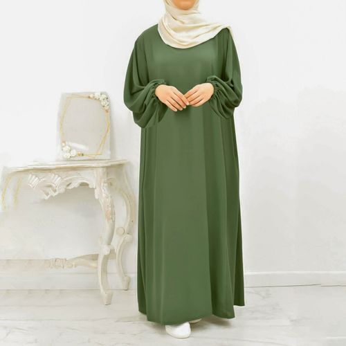 Generic Abaya robe pour femme VERT OLIVE a prix pas cher Jumia Maroc