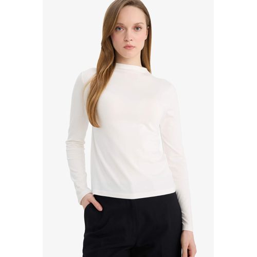 product_image_name-Defacto-تونيكة كم طويل نسيج مشروط سليم فيت-1