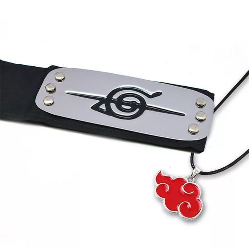 Naruto Collier en metal Akatski Anime Manga pour hoes e