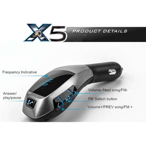 X5 kit voiture lecteur - mp3 bluetooth à prix pas cher