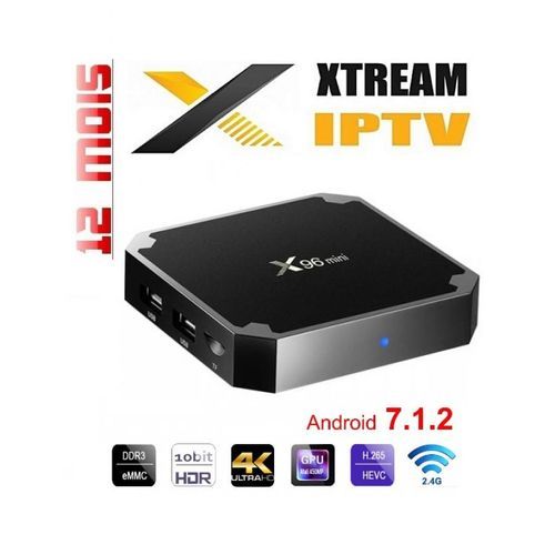 X96 X96 Mini TV Box - 2Go RAM + 16Go ROM (Android 7.1.2) + 12 mois Xtream IPTV