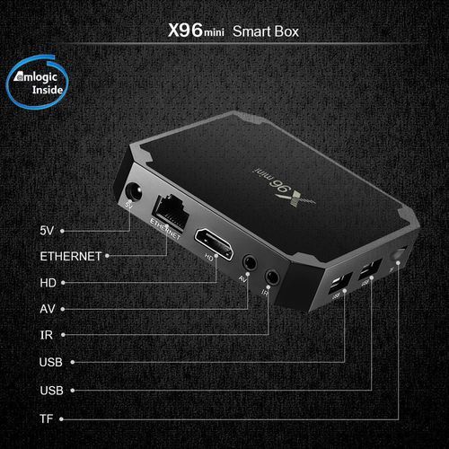 X96 X96 Mini TV Box - 2Go RAM + 16Go ROM (Android 7.1.2) + 12 mois Xtream IPTV