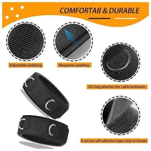 product_image_name-FAFA SPORT-Sangles de Cheville avec Bandes de Résistance | Entraînement Jambes & Fesses-3