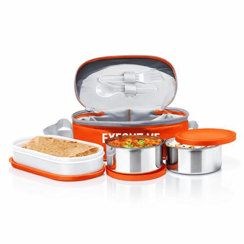 product_image_name-Generic-Boîte à déjeuner isotherme portable avec sac thermique vert – Set 3 contenants en acier inoxydable avec cuillère et fourchette intégrées, facile à laver, couvercles hermétiques-1