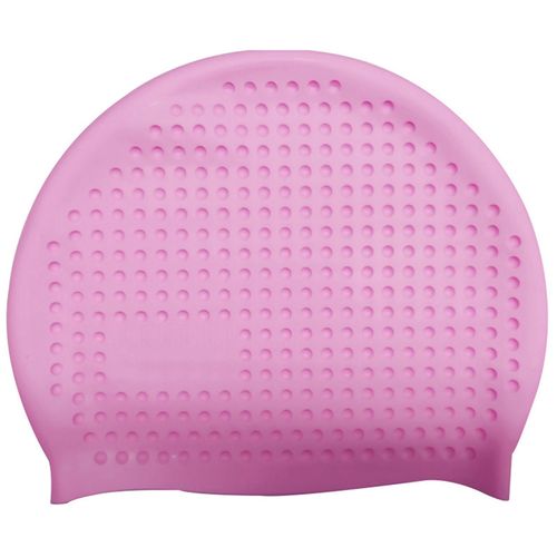 Generic Bonnet de natation en silicone pour femmes & hommes