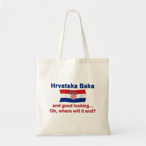 product_image_name-Generic-Tote Bag Good Croatian Baka (Grandmaman) of LKG Unique, haute qualité-1