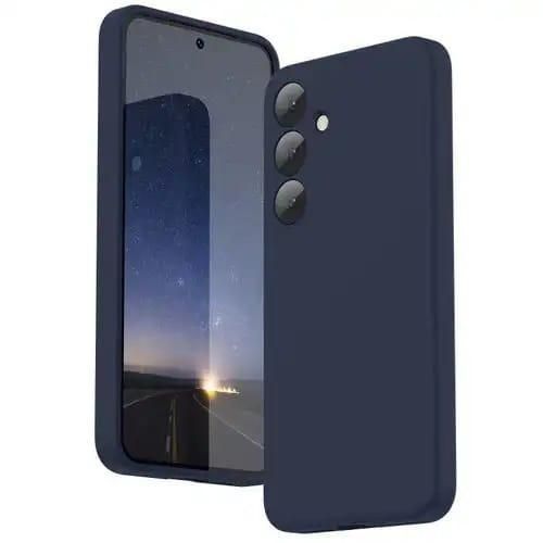 product_image_name-Generic- جراب سيليكون لهاتف سامسونج s25 باللون الازرق -1