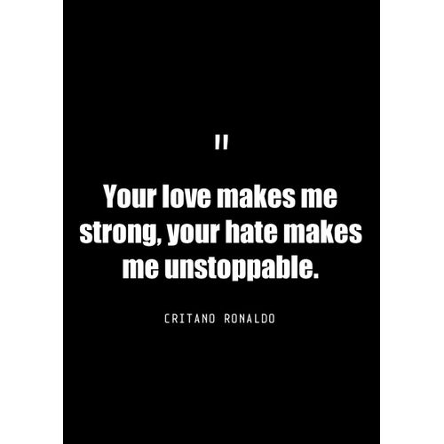 product_image_name-Generic-Text art cr7  Style 5 Poster Chambre Haute Qualité-1