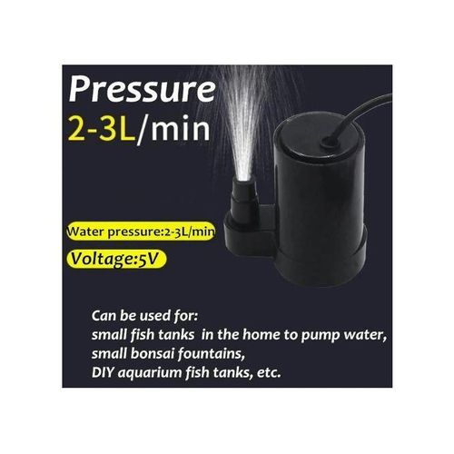 product_image_name-Generic-Mini pompe à eau Micro Submersible USB DC 3-5V, à faible bruit, pour Aquariums, étang, fontaine, jardin hydroponique-3