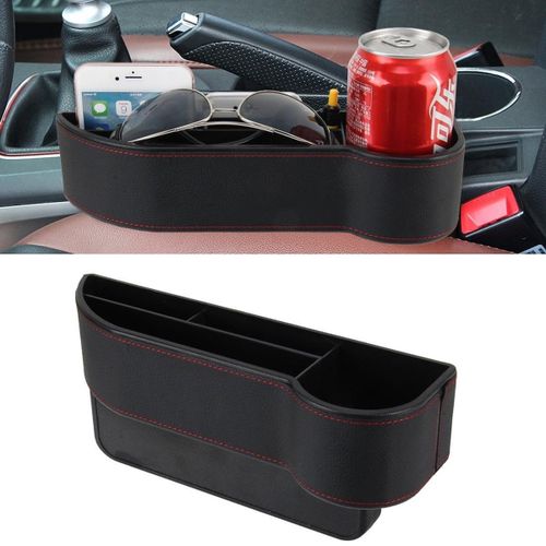 Generic Boîte de rangement pour siège de voiture avec porte-gobelet à prix  pas cher