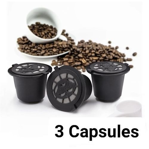 3 capsules Nespresso réutilisables & rechargeables – CAPS ME